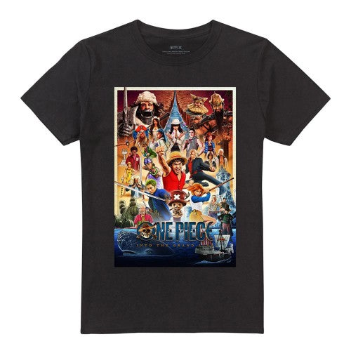 Front - One Piece Unisex Adult Season 2 Poster T-Shirt