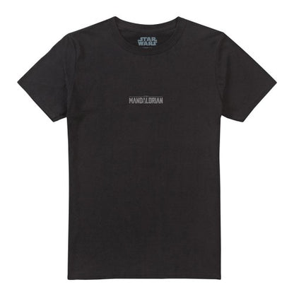 Front - Star Wars The Mandalorian Unisex Adult Religion Front Back Back Print Ringspun Cotton T-Shirt