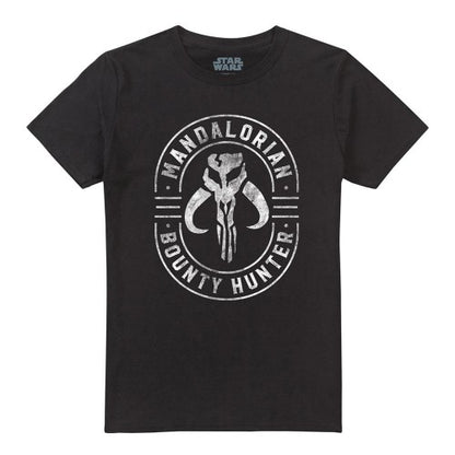 Front - Star Wars Mandalorian Unisex Adult Emblem T-Shirt