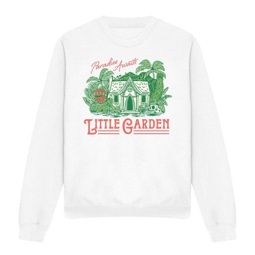 Front - One Piece Unisex Adult House Of Wax Little Garden Sweatshirt