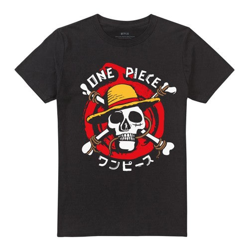 Front - One Piece Unisex Adult Devil Fruits Skull T-Shirt
