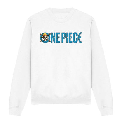 Front - One Piece Unisex Adult Luffy Jolly Roger Sweatshirt
