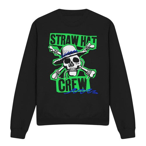 Front - One Piece Unisex Adult Straw Hat Sweatshirt
