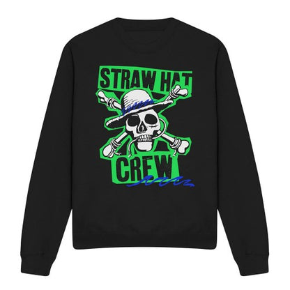 Front - One Piece Unisex Adult Straw Hat Sweatshirt