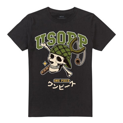 Front - One Piece Unisex Adult Usopp Collegic T-Shirt