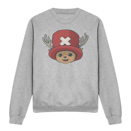 Front - One Piece Unisex Adult Tony Tony Chopper Heather Sweatshirt