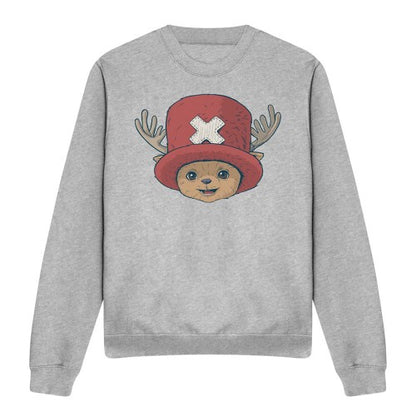 Front - One Piece Unisex Adult Tony Tony Chopper Heather Sweatshirt