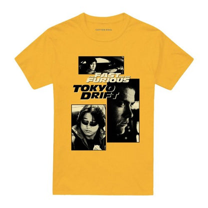 Front - Fast & Furious Tokyo Drift Unisex Adult Cast T-Shirt