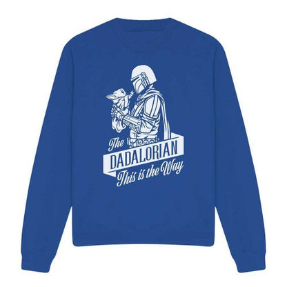 Front - Star Wars Unisex Adult Dadalorian Sweatshirt