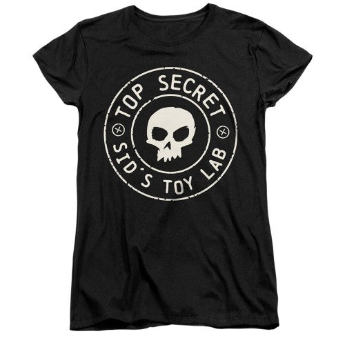 Front - Toy Story Womens/Ladies Sid´s Toy Lab Badge Fitted T-Shirt