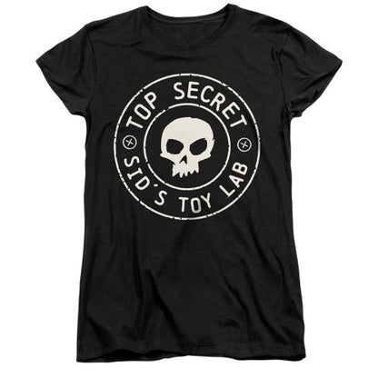 Front - Toy Story Womens/Ladies Sid´s Toy Lab Badge Fitted T-Shirt