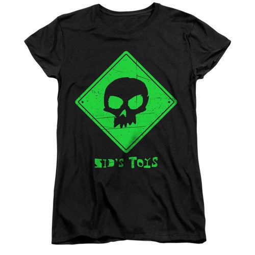 Front - Toy Story Womens/Ladies Sid´s Toys Logo Fitted T-Shirt
