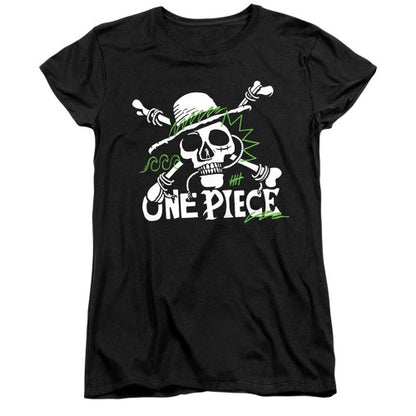 Front - One Piece Womens/Ladies Doodle Fitted T-Shirt