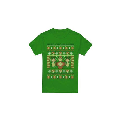 Front - Iron Man Mens Christmas Sweater T-Shirt