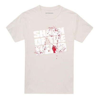 Front - Shaun Of The Dead Unisex Adult Logo Ringspun Cotton T-Shirt
