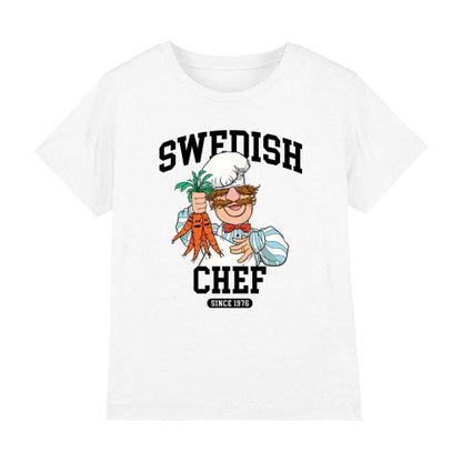 Front - The Muppets Childrens/Kids Swedish Chef Collegic T-Shirt