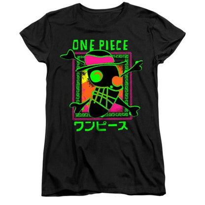 Front - One Piece Womens/Ladies Abstract Logo Fitted T-Shirt