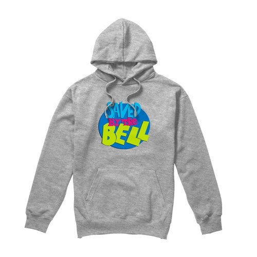 Front - Saved By The Bell Unisex Adult Logo Heather Hoodie