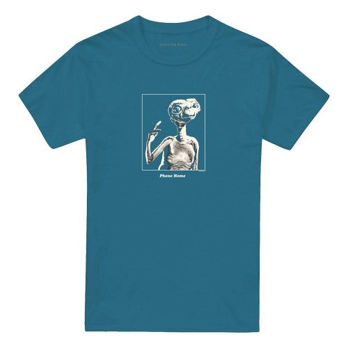 Front - E.T Unisex Adult Phone Home T-Shirt