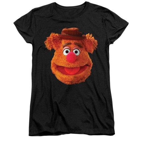 Front - The Muppets Womens/Ladies Fozzie Bear Fitted T-Shirt