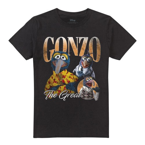 Front - The Muppets Unisex Adult Gonzo Homage Ringspun Cotton T-Shirt