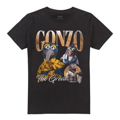 Front - The Muppets Unisex Adult Gonzo Homage Ringspun Cotton T-Shirt