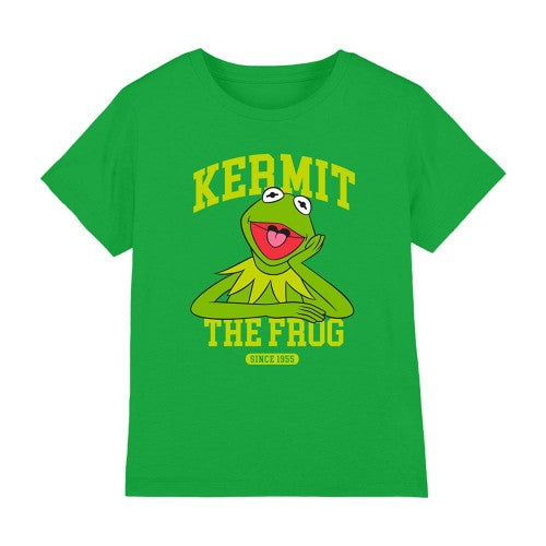 Front - The Muppets Childrens/Kids Kermit Collegic T-Shirt