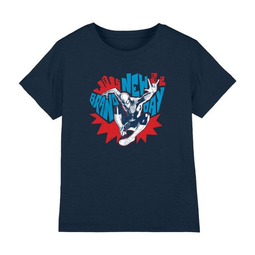 Front - Spider-Man: Brand New Day Childrens/Kids Street Hero Ringspun Cotton T-Shirt