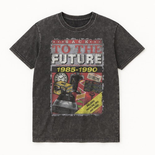 Front - Back To The Future Unisex Adult Almanac T-Shirt