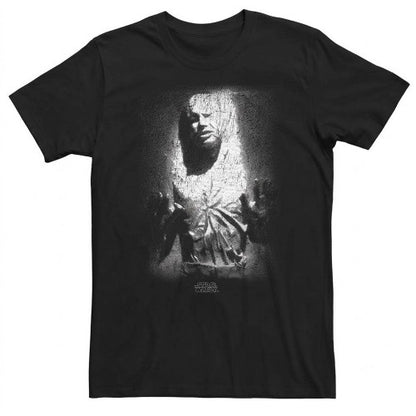 Front - Star Wars Womens/Ladies Carbonite Han Solo Fitted T-Shirt