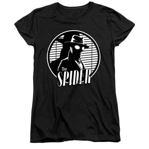 Front - Spider-Noir Womens/Ladies Spotlight Fitted T-Shirt