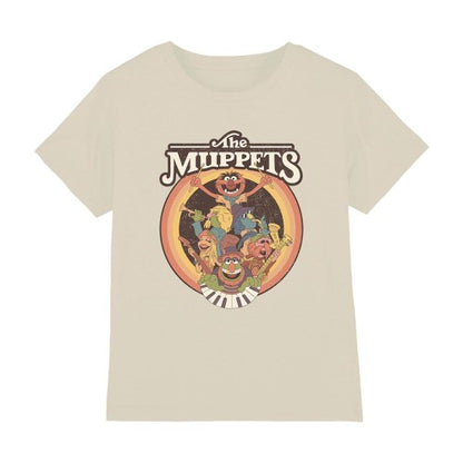 Front - The Muppets Childrens/Kids Electric Mayhem Circle T-Shirt