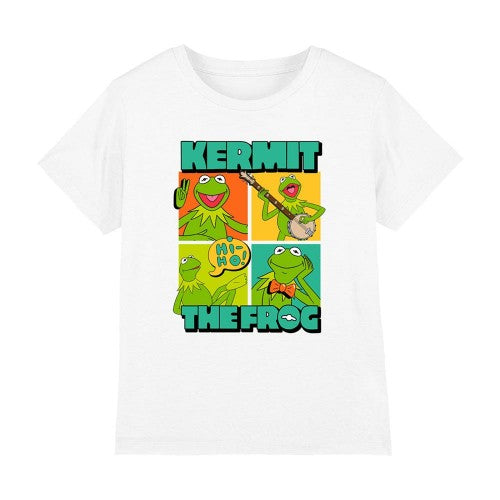 Front - The Muppets Childrens/Kids Kermit Character Boxes T-Shirt
