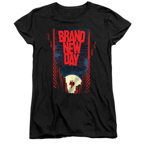 Front - Spider-Man: Brand New Day Womens/Ladies New York Hero Fitted T-Shirt