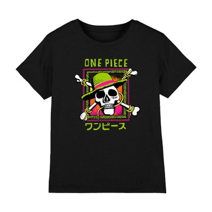 Front - One Piece Childrens/Kids Jolly Roger Logo Ringspun Cotton T-Shirt