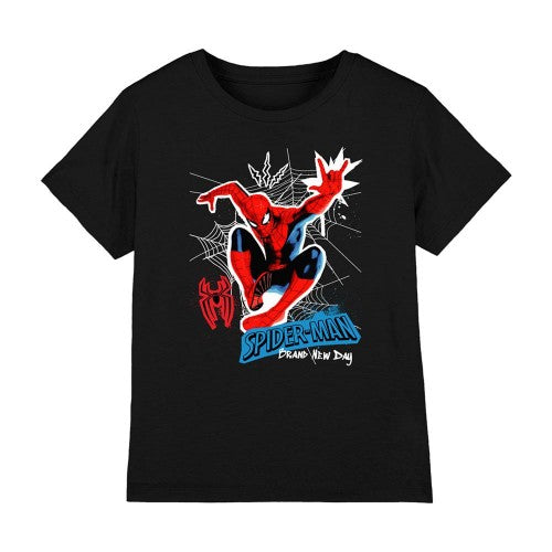 Front - Spider-Man: Brand New Day Childrens/Kids Scrapbook Ringspun Cotton T-Shirt
