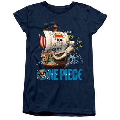Front - One Piece Womens/Ladies Going Merry Ringspun Cotton Fitted T-Shirt