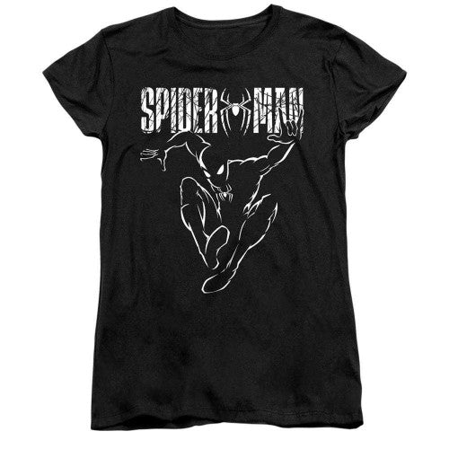 Front - Spider-Man: Brand New Day Womens/Ladies Silhouette Fitted T-Shirt