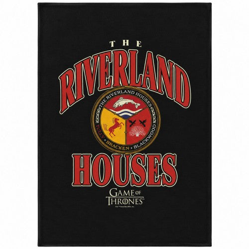 Front - Game of Thrones The Riverland Houses Silky Blanket