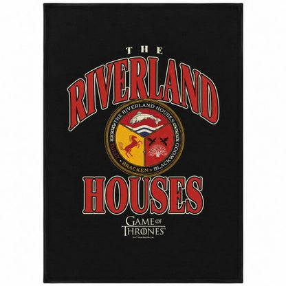 Front - Game of Thrones The Riverland Houses Silky Blanket
