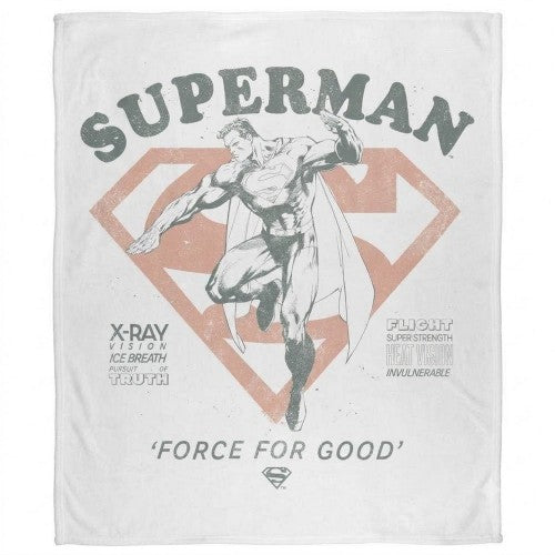 Front - Superman Force For Good Superman Throw