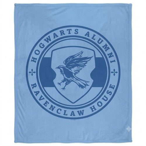 Front - Harry Potter Silky Ravenclaw Throw