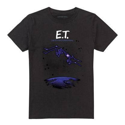Front - E.T Unisex Adult Constellation Ringspun Cotton T-Shirt