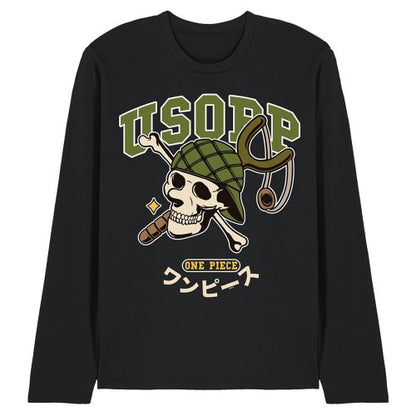Front - One Piece Unisex Adult Usopp Collegic Long-Sleeved T-Shirt