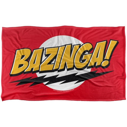 Front - Big Bang Theory Bazinga! Soft Throw