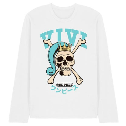 Front - One Piece Unisex Adult Vivi Collegic Ringspun Cotton Long-Sleeved T-Shirt