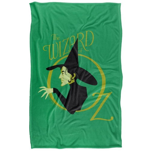 Front - The Wizard Of Oz The Wicked Witch Of The West Blanket