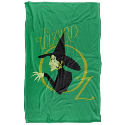 Front - The Wizard Of Oz The Wicked Witch Of The West Blanket
