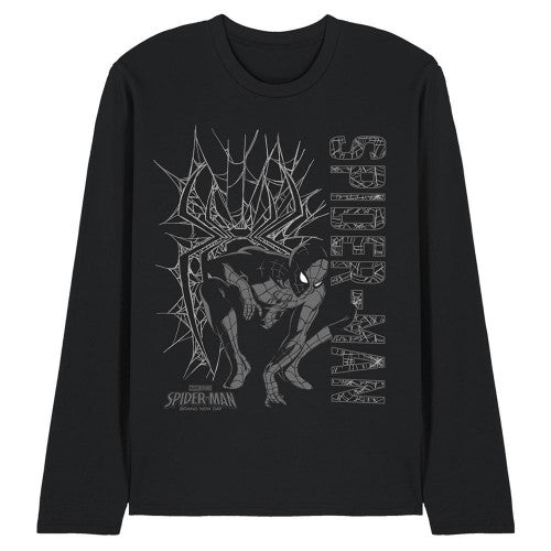 Front - Spider-Man: Brand New Day Unisex Adult Web Hero Long-Sleeved T-Shirt