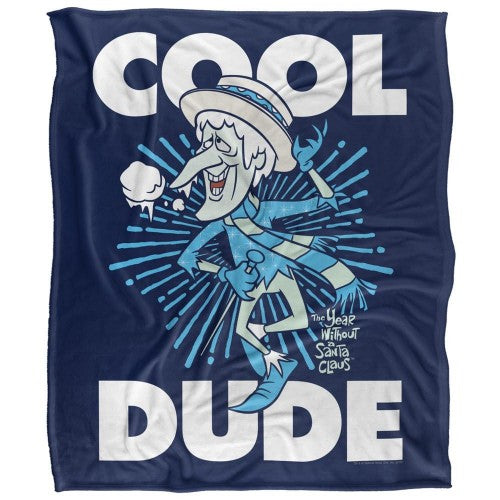 Front - The Year Without A Santa Claus Cool Dude Silky Blanket